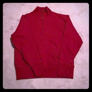 Pull over zip up with pockets. Sweatshirt